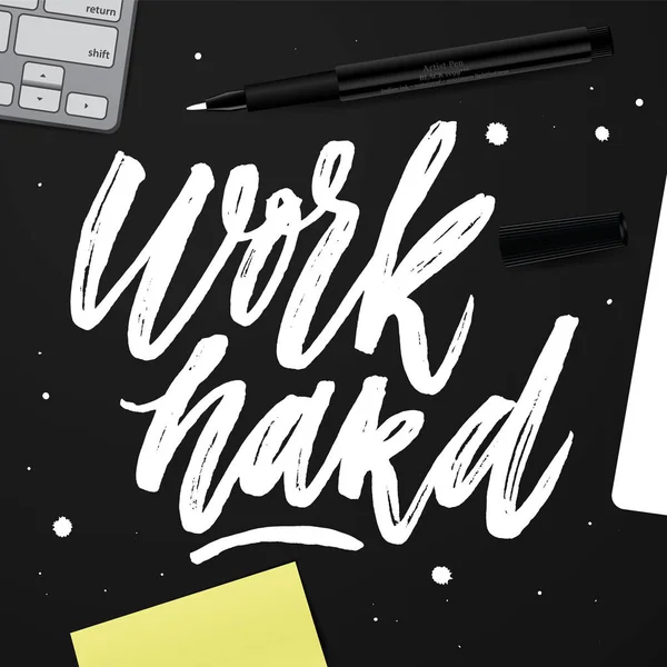 İş zor yaratıcı şablonu