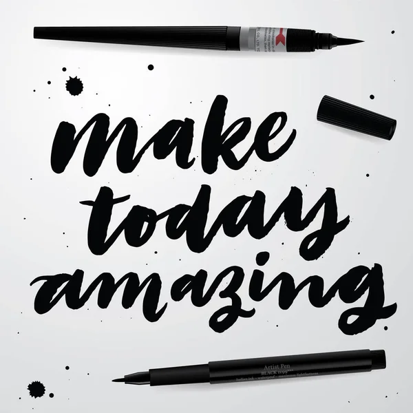 Make today amazing — Stock Vector