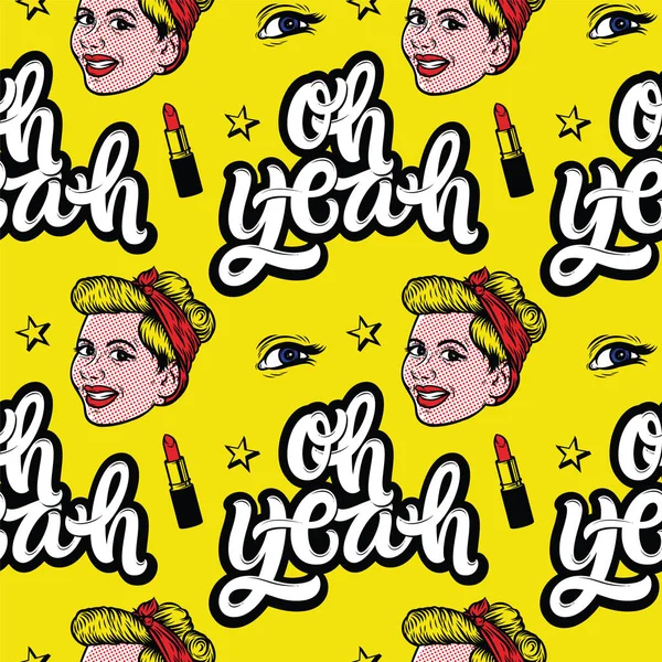 "oh oui "style pop art . — Image vectorielle