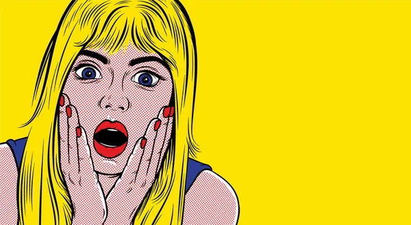 Pop art kadın şaşırttı. 
