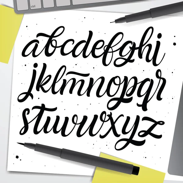 設計のための手書き文字 — ストックベクタ