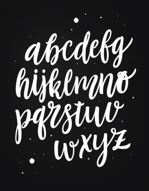 el yazısı fırça yazı tipi. 