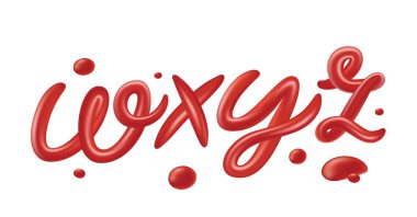 Domates ketçap yazı seti 