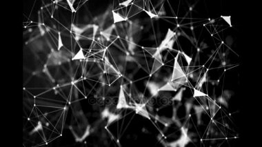 Pleksus hayali soyut teknoloji ve mühendislik arka plan.