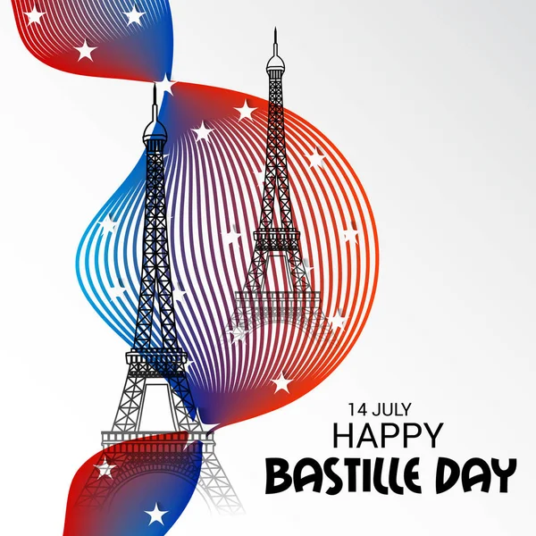 France Bastille Day — Stock Vector