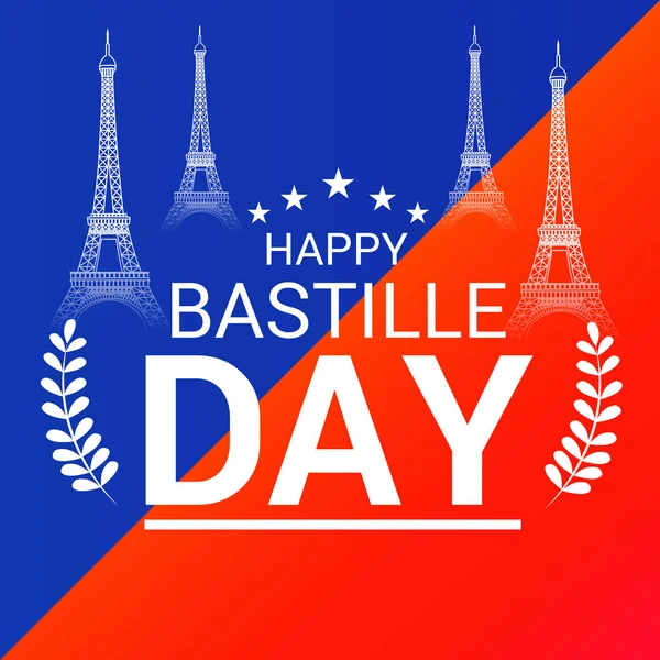 Frisse bastille dag — Stockvector