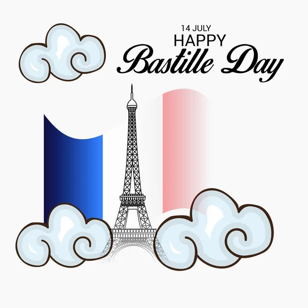 France Bastille Day — Stock Vector