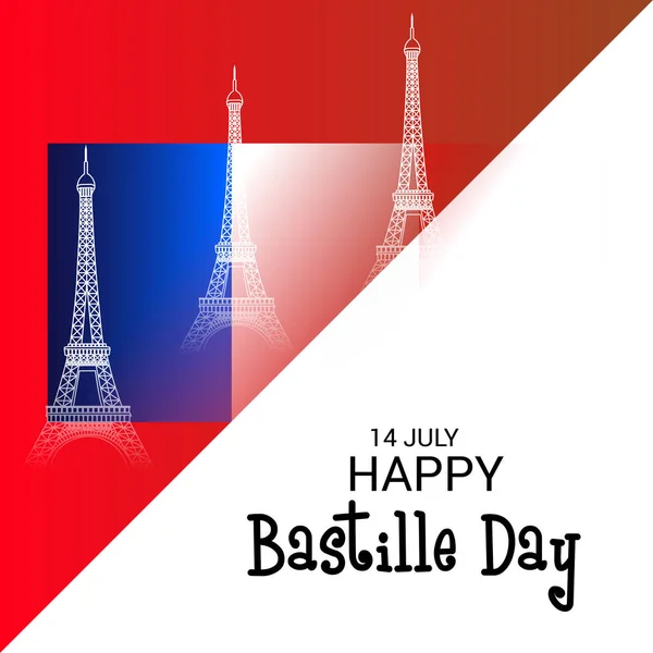 France Bastille Day — Stock Vector