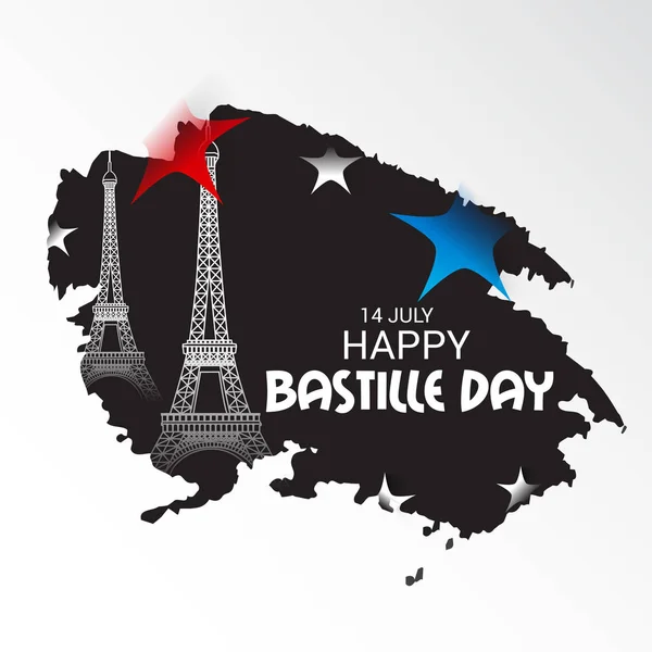 Francia Día de la Bastilla . — Archivo Imágenes Vectoriales
