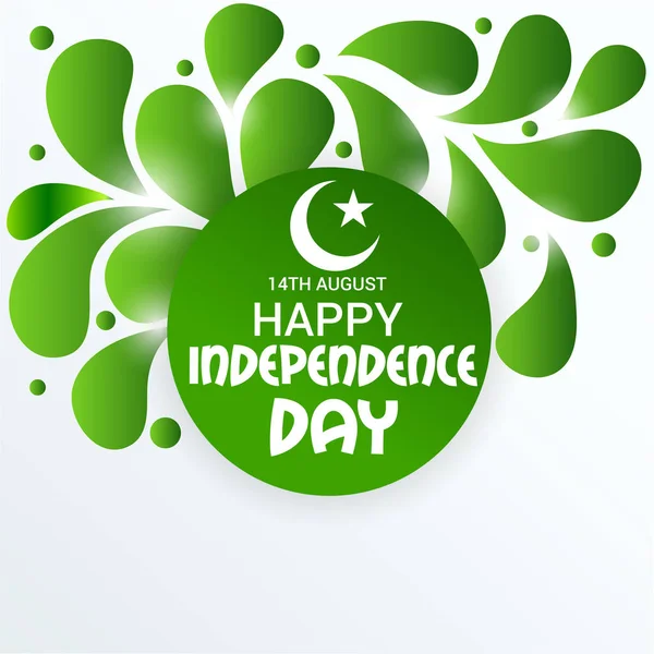 Dzień Niepodległości Pakistanu. — Wektor stockowy