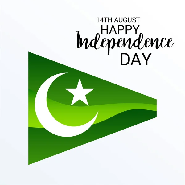 Jour de l'indépendance du Pakistan . — Image vectorielle