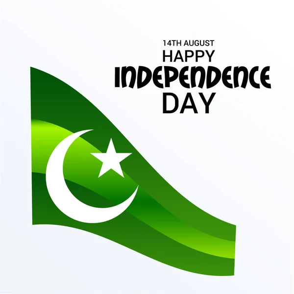 Jour de l'indépendance du Pakistan . — Image vectorielle