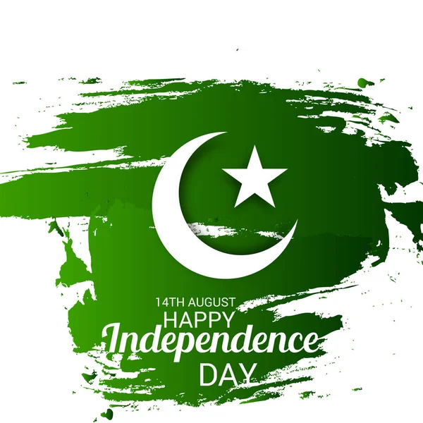 День независимости Пакистана . — стоковый вектор