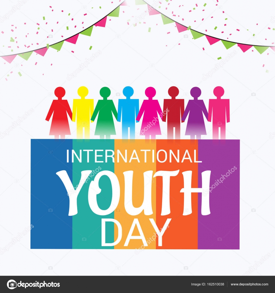 Día Internacional de la Juventud . — Vector de stock © SSDN #162510038