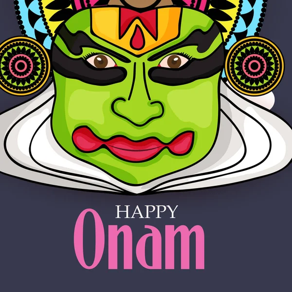 Bonne célébration Onam — Image vectorielle