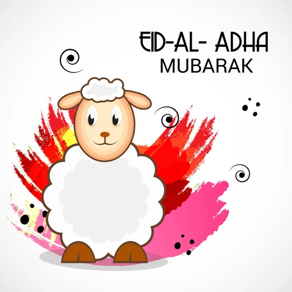Id al adha mubarak. — Vector de stock