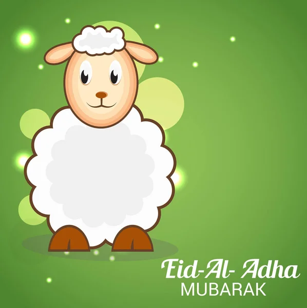 Id al adha mubarak. — Vector de stock