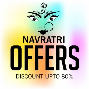 Mutlu Navratri kutlama.