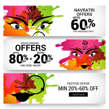 Mutlu Navratri kutlama.