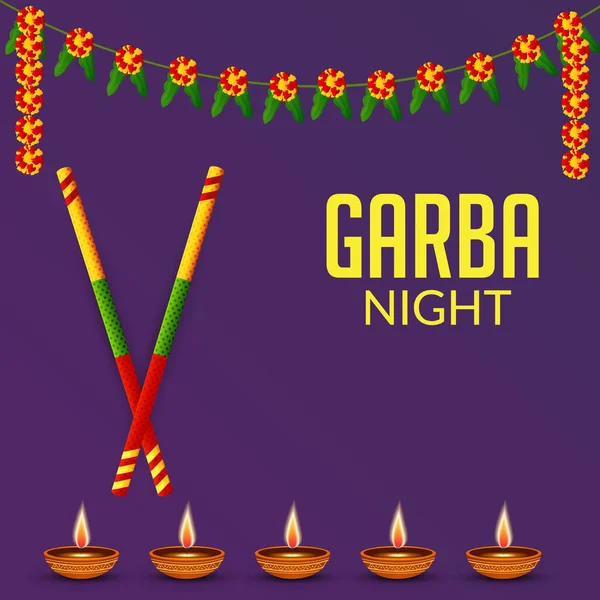 Mutlu Navratri kutlama.