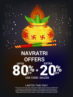 Mutlu Navratri kutlama.