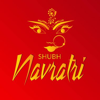 Mutlu Navratri kutlama.