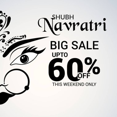 Mutlu Navratri kutlama.