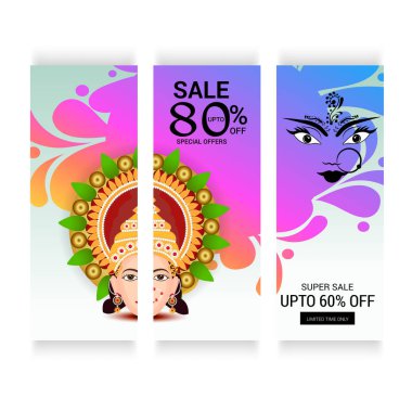 Mutlu Navratri kutlama.