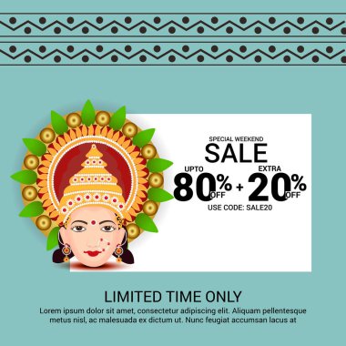 Mutlu Navratri kutlama.