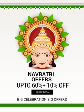 Mutlu Navratri kutlama.