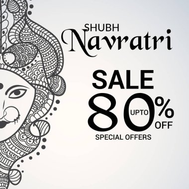 Mutlu Navratri kutlama.