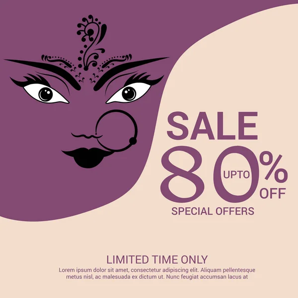 Mutlu Navratri kutlama.