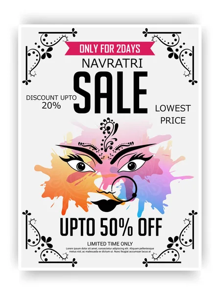 Mutlu Navratri kutlama.