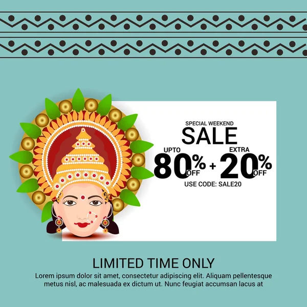 Mutlu Navratri kutlama.