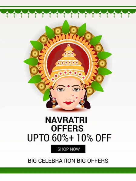 Mutlu Navratri kutlama.