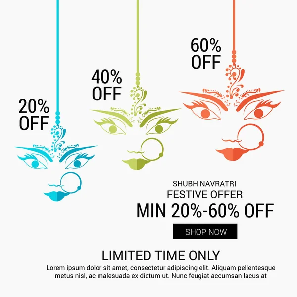 Mutlu Navratri kutlama.