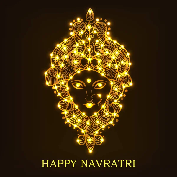 Mutlu Navratri kutlama.