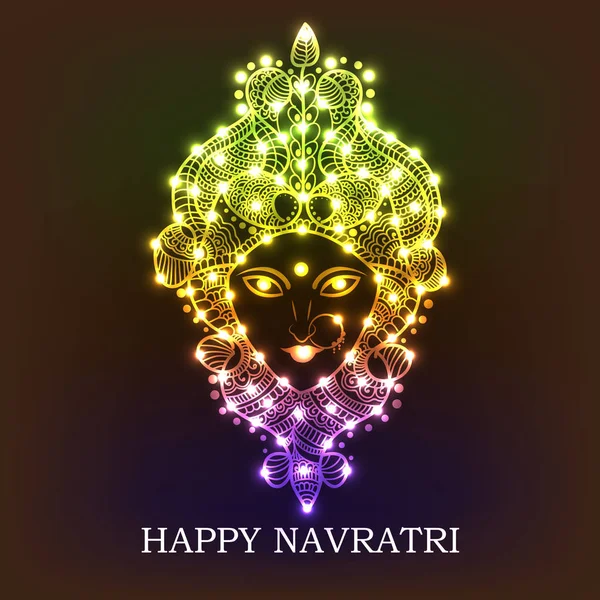 Mutlu Navratri kutlama.