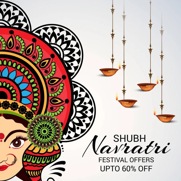 Mutlu Navratri kutlama.