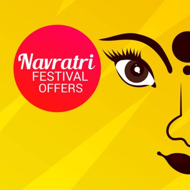 Mutlu Navratri kutlama.