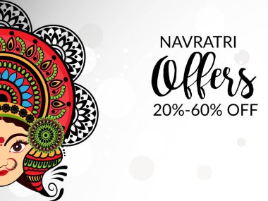 Mutlu Navratri kutlama.