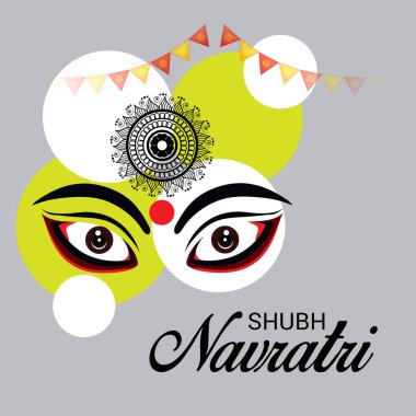 Mutlu Navratri kutlama.