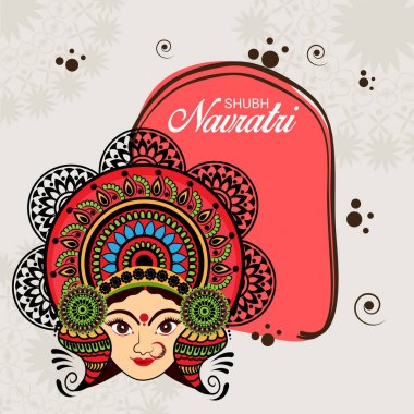 Mutlu Navratri kutlama.