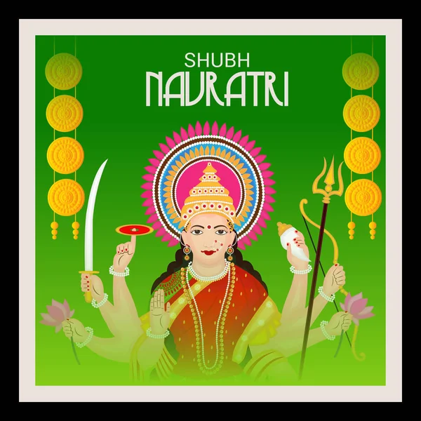 Mutlu Navratri kutlama.