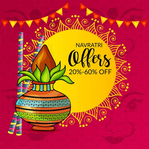 Mutlu Navratri kutlama.