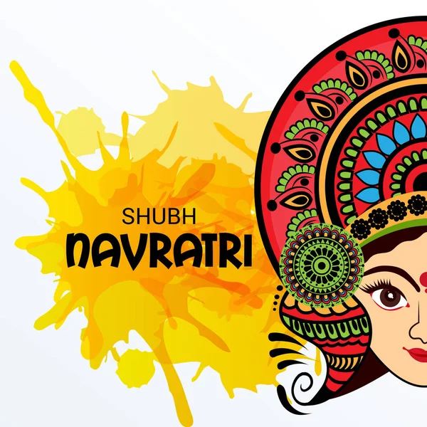 stock vector Happy Navratri Celebration.