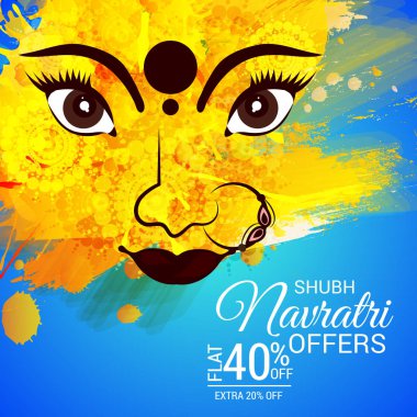 Mutlu Navratri kutlama.