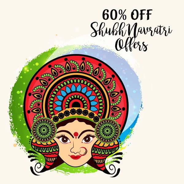 Mutlu Navratri kutlama.