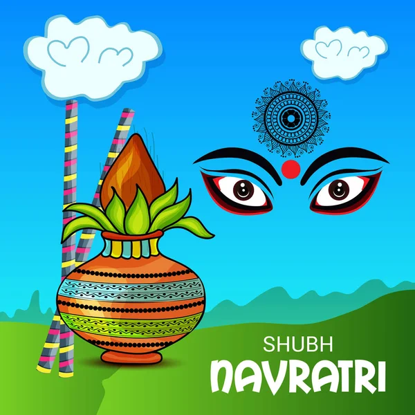 Mutlu Navratri kutlama.