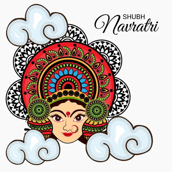 Mutlu Navratri kutlama.